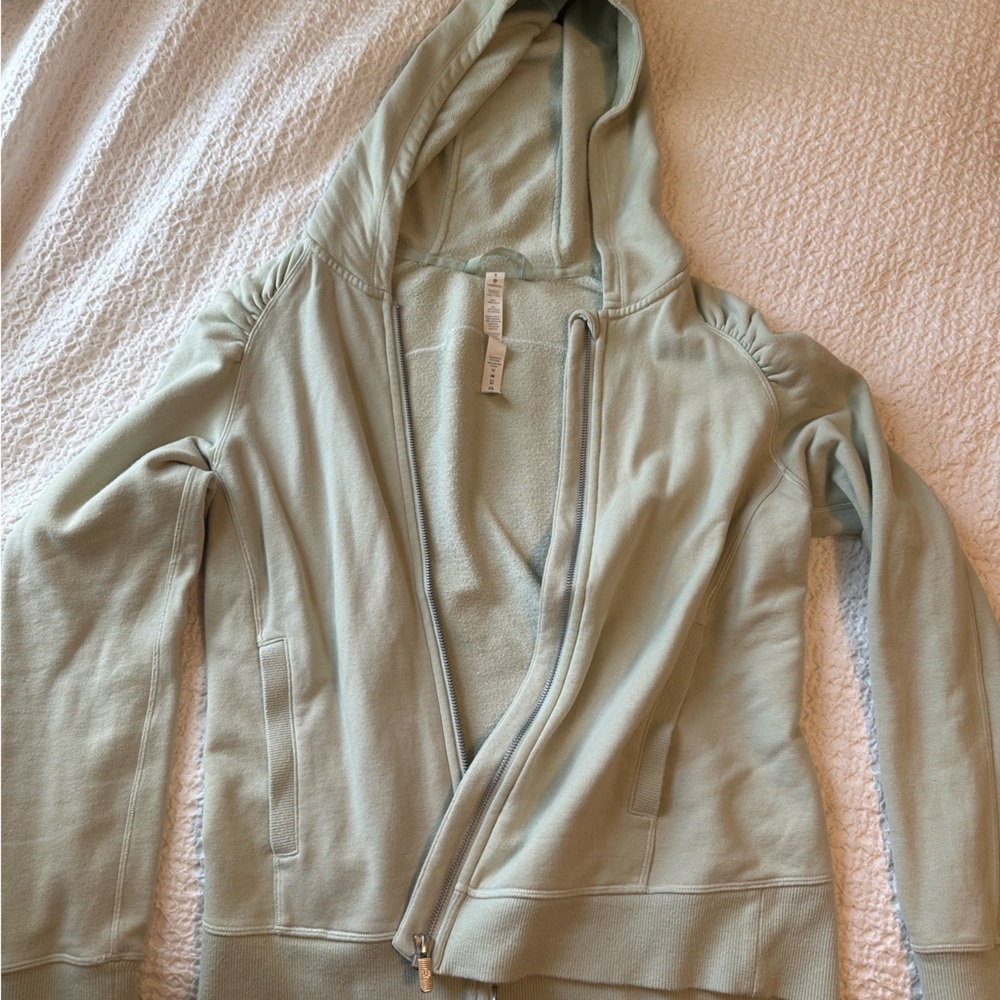 Lululemon Athletica Light Green Bomber Jacket